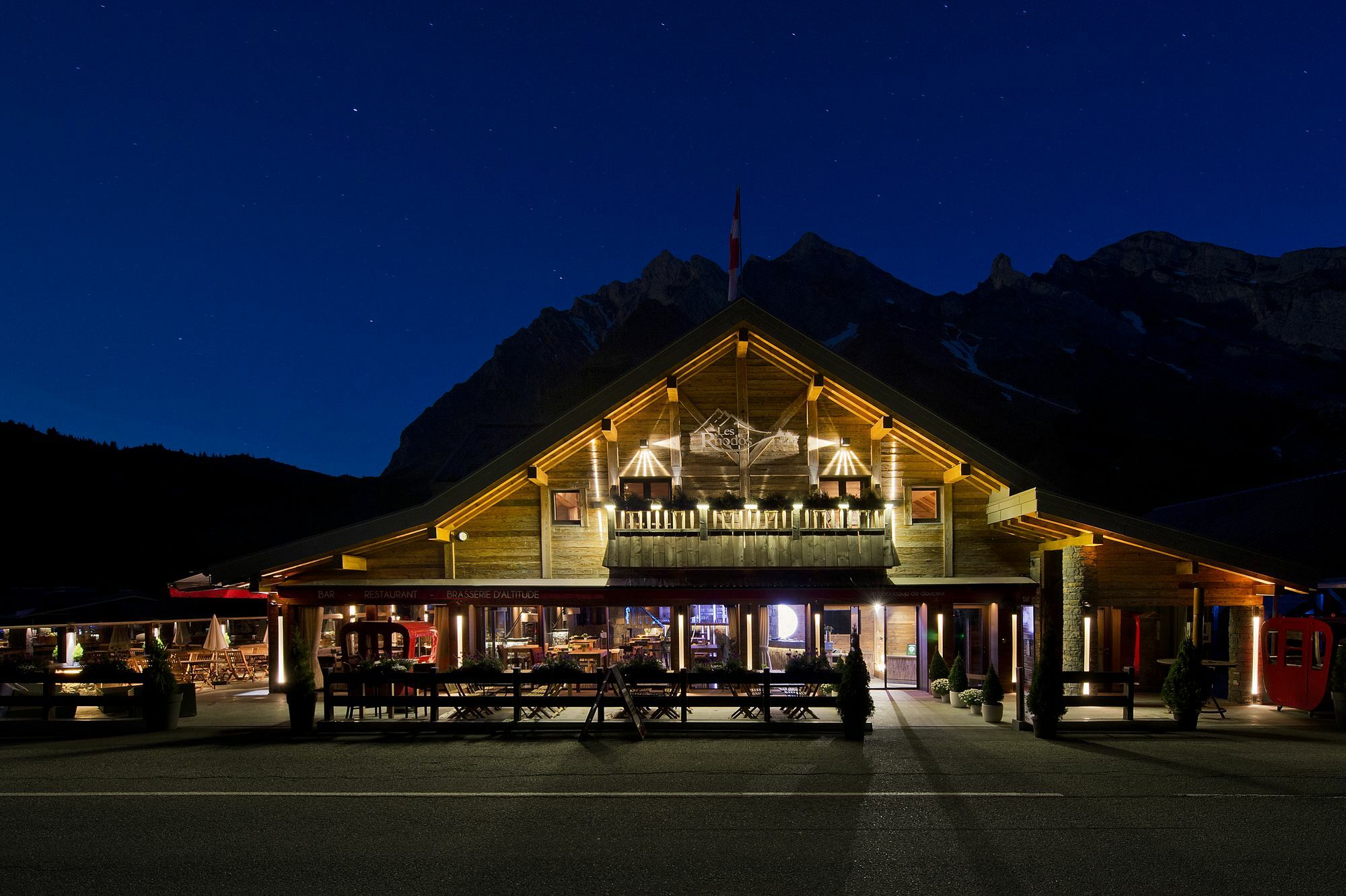 Hotel Les Rhodos La Clusaz Exterior foto